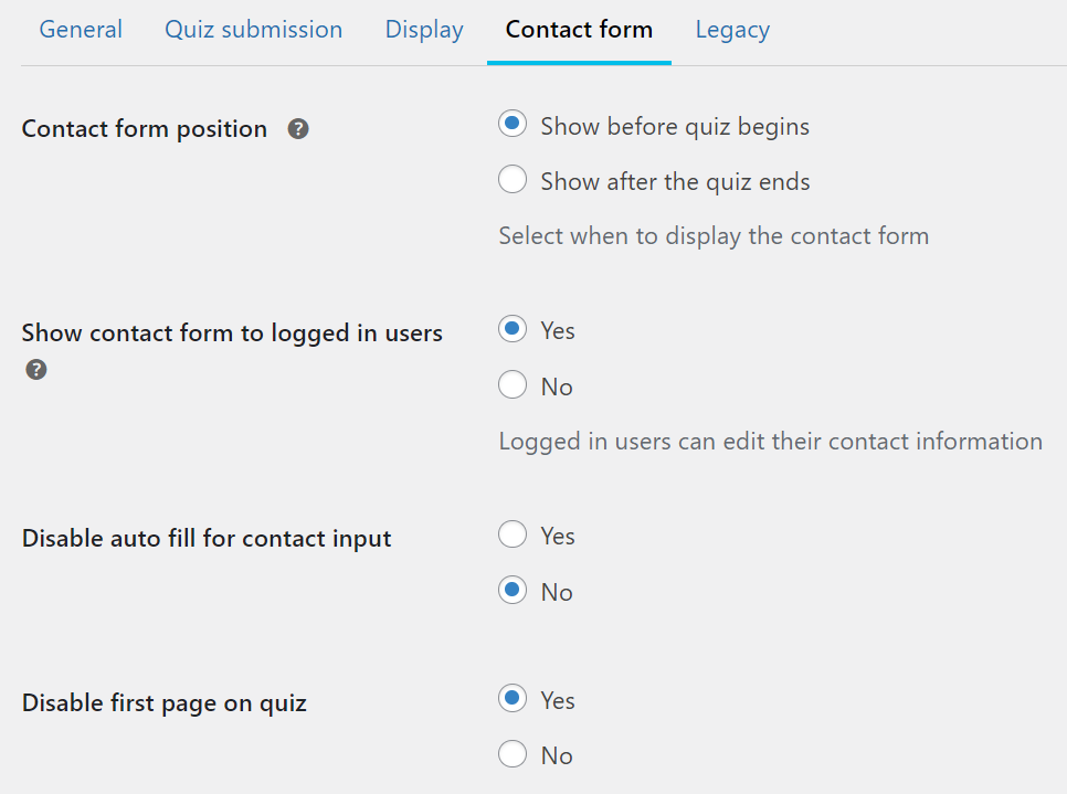 QSMoption_Contact form